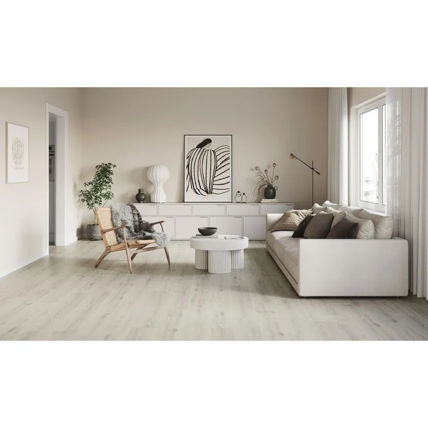 Vinyylilankku Tarkett iD Inspiration Click Solid 55 Scandinavian Oak Medium Grey