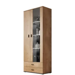 Vitriinikaappi 2D2S SOHO S-6, eri värivaihtoehtoja