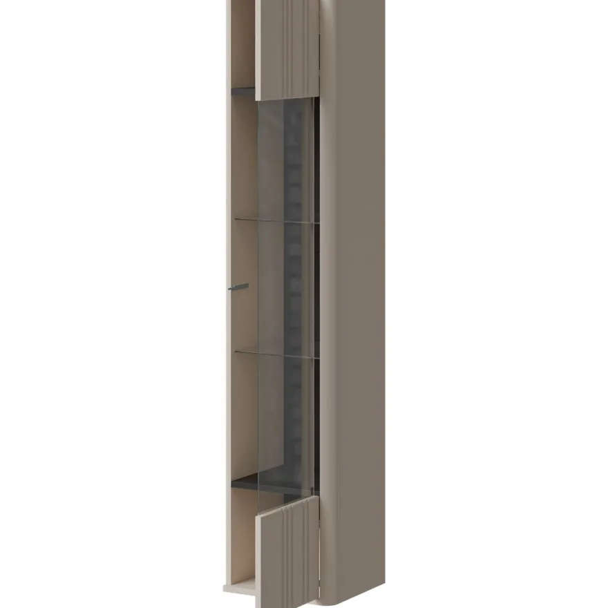 Vitriinikaappi Nomla PHILIPPE, 164cm, beige