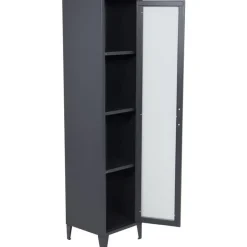 Vitriinikaappi Venture Home Acero, 150cm, musta