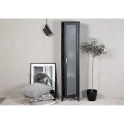Vitriinikaappi Venture Home Acero, 150cm, musta