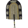 Viuhka AmandaB Collection Sanur, 50cm, natural/musta