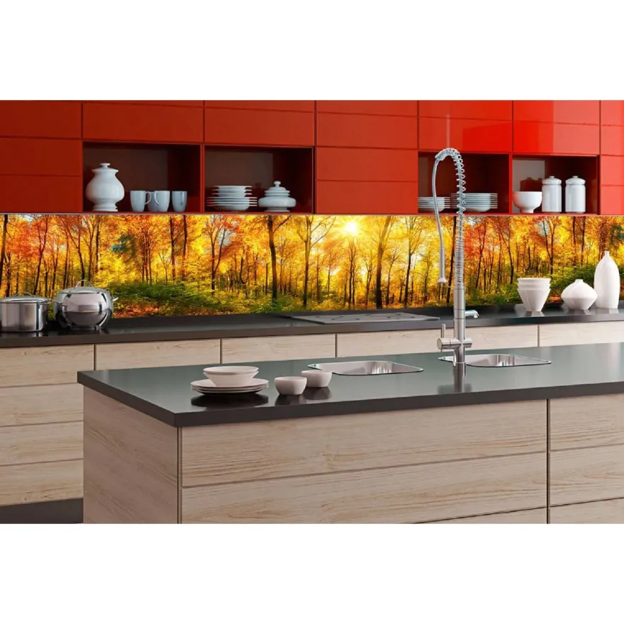 Välitilatarra Dimex Sunny Forest, 180-350x60cm