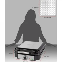 Vohvelirauta Proficook PCWA1241, 1200W