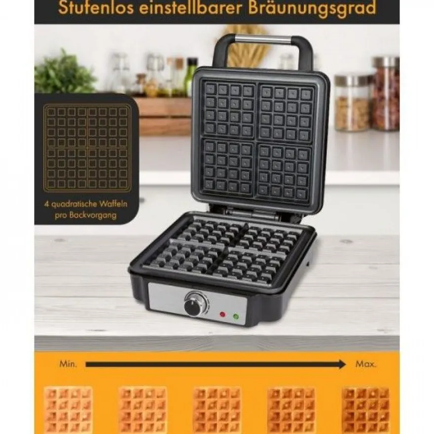 Vohvelirauta Proficook PCWA1241, 1200W