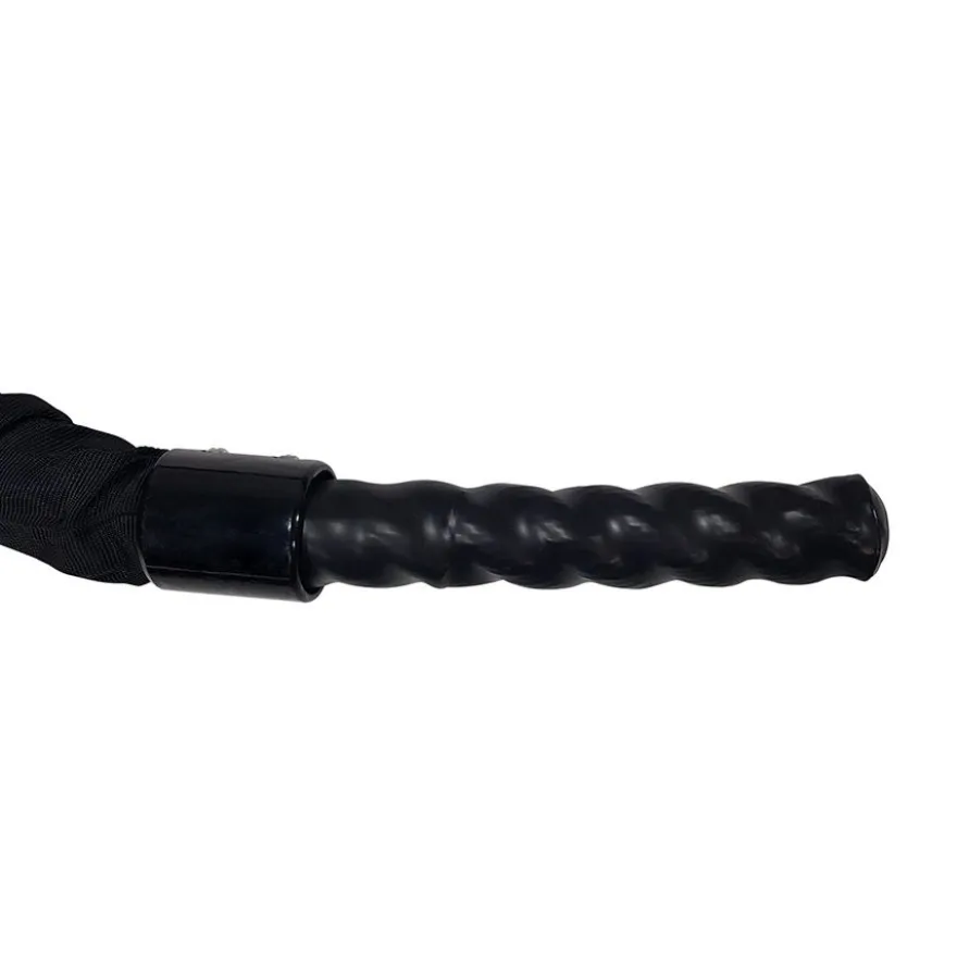Voimaköysi Tunturi Pro Battle Rope With Protection, 10m, musta/valkoinen