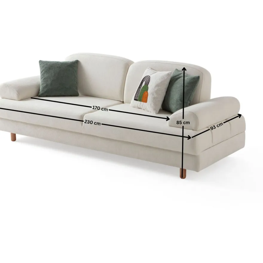 Vuodesohva Linento Furniture Aries, 3-istuttava