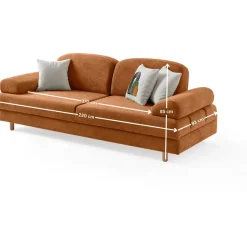 Vuodesohva Linento Furniture Aries, 3-istuttava