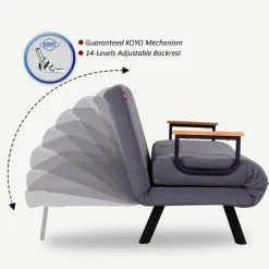 Vuodetuoli Linento Furniture Sando, eri värejä