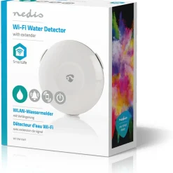 Vuotovahti Nedis Wi-Fi WIFIDW10WT, paristokäyttöinen