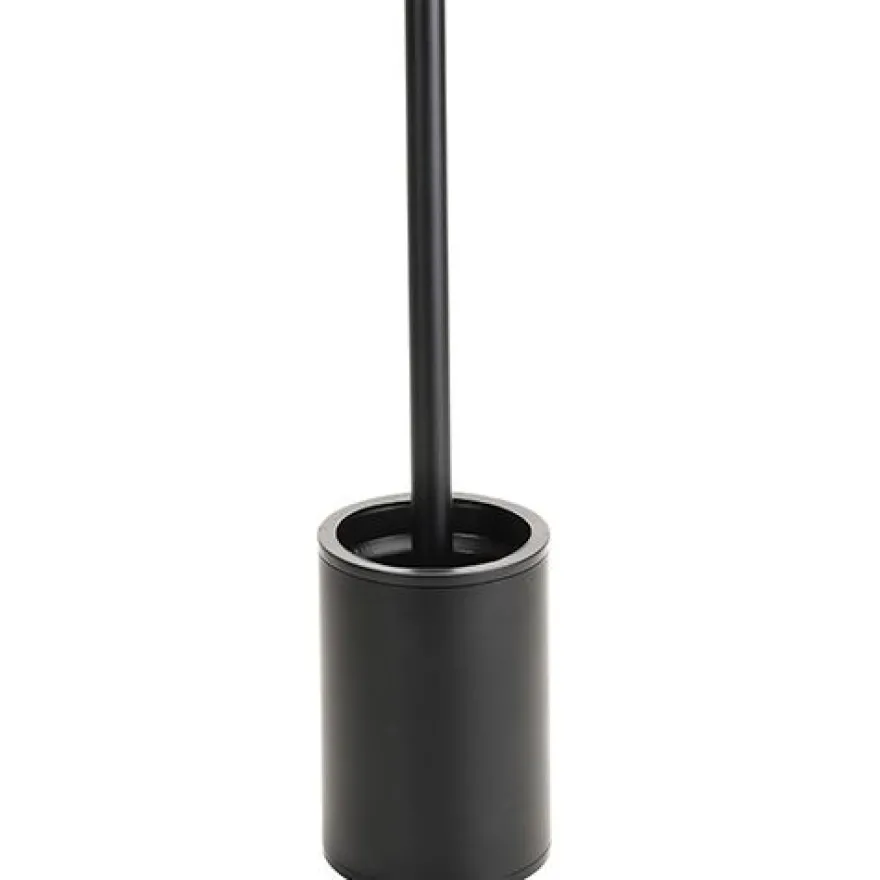 WC-harja, Bemeta Dark, seinään kiinnitettävä, musta
