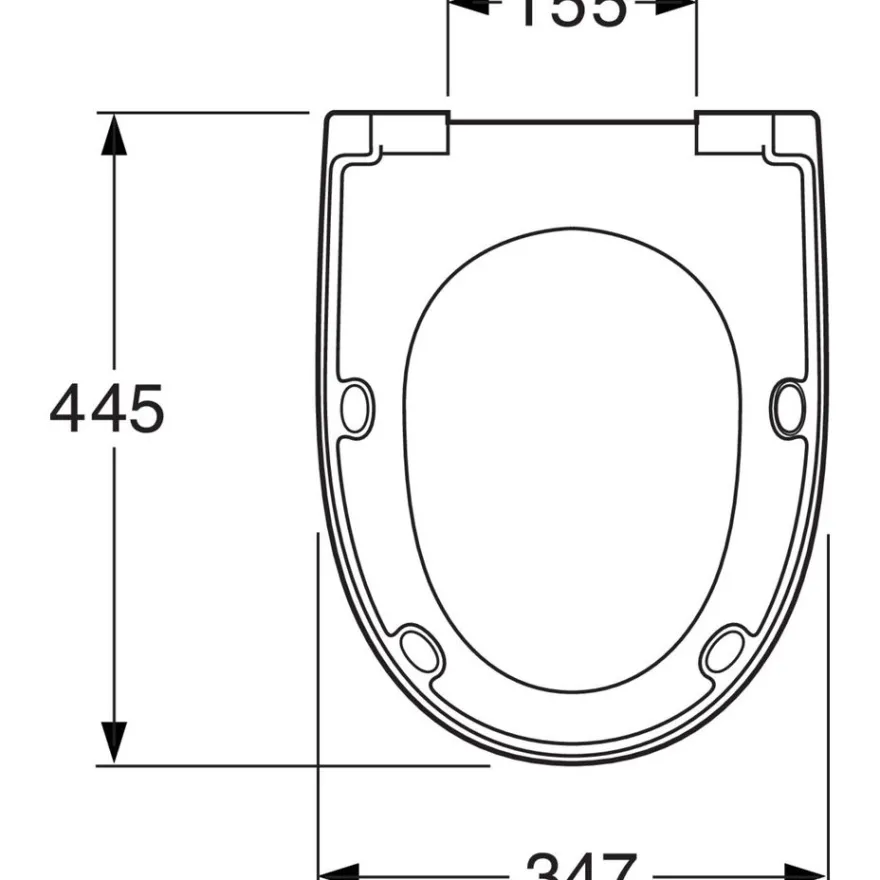 WC-istuimen kansi Gustavsberg Nautic 8M45 Slimseat, soft close, valkoinen