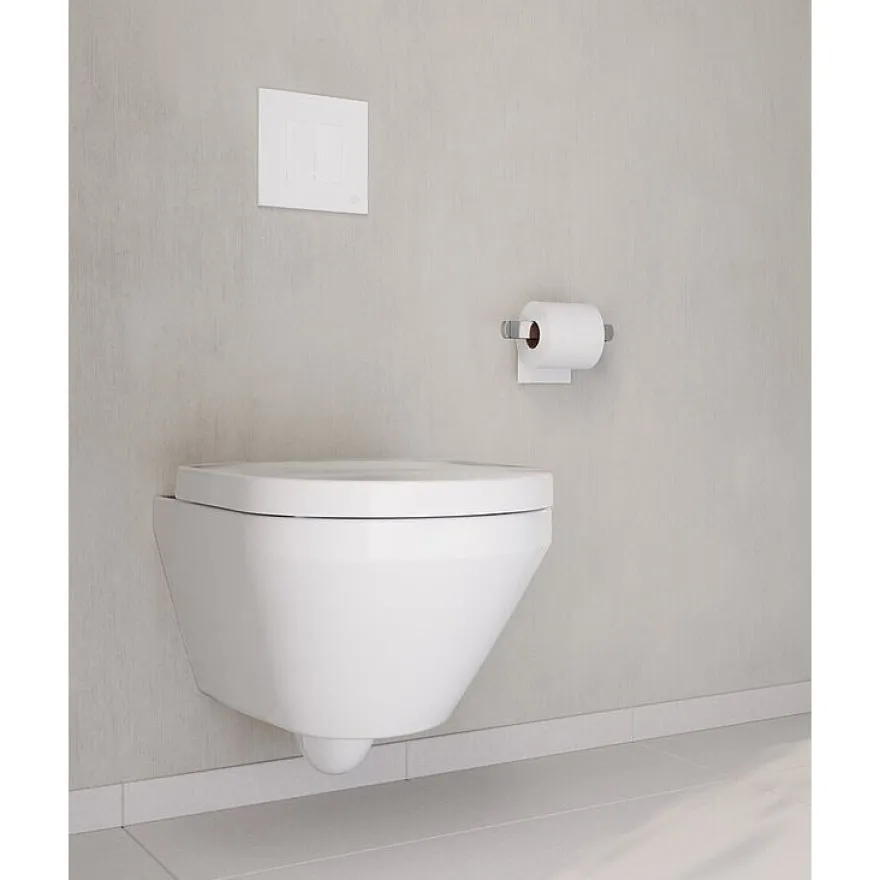 WC-istuin Gustavsberg Graphic E930 HygienicTwist, seinämalli, valkoinen