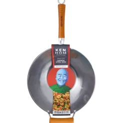 Wokkipannu Ken Hom Excellence, hiiliteräswok, 32cm