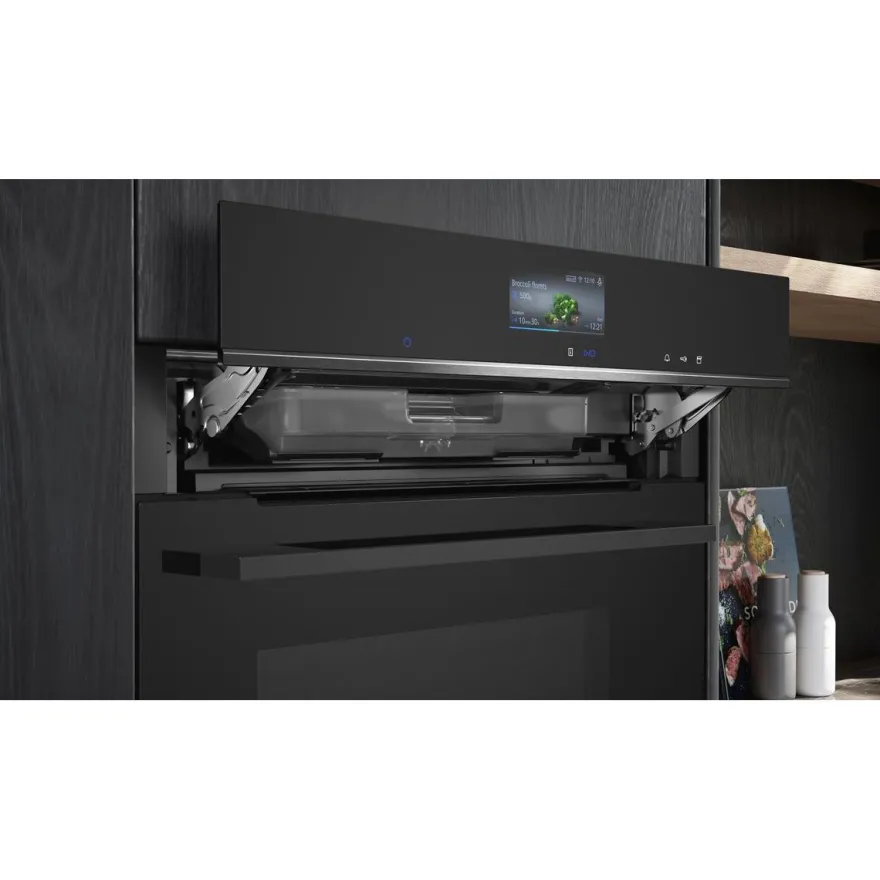 Yhdistelmähöyryuuni Siemens iQ700 HR736G1B1 60cm musta