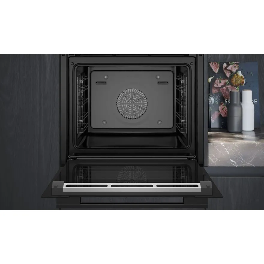 Yhdistelmähöyryuuni Siemens iQ700 HR736G1B1 60cm musta