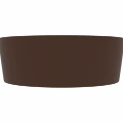 Ylellinen pesuallas ylivuodolla tummanruskea 36x13cmnen