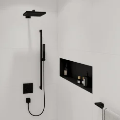 Yläsuihku Hansgrohe Pulsify E 260 1jet Ecosmart+, mattamusta