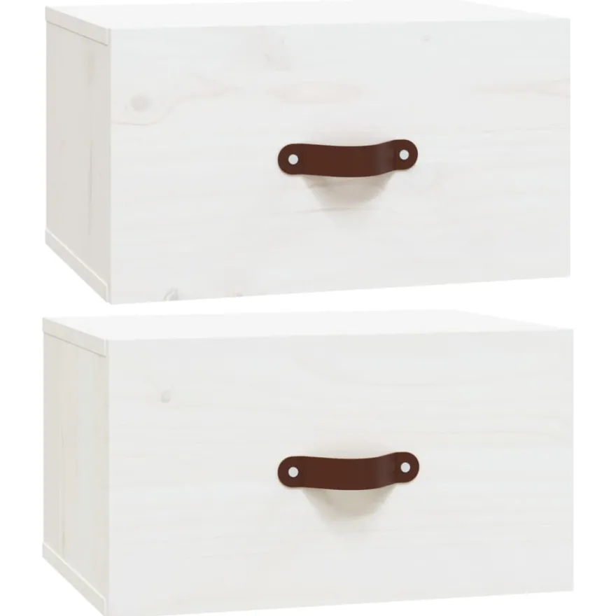 Yöpöydät seinäkiinnityksellä, 40x29,5x22 cm, eri värejä ja pakkauskokoja (17561)