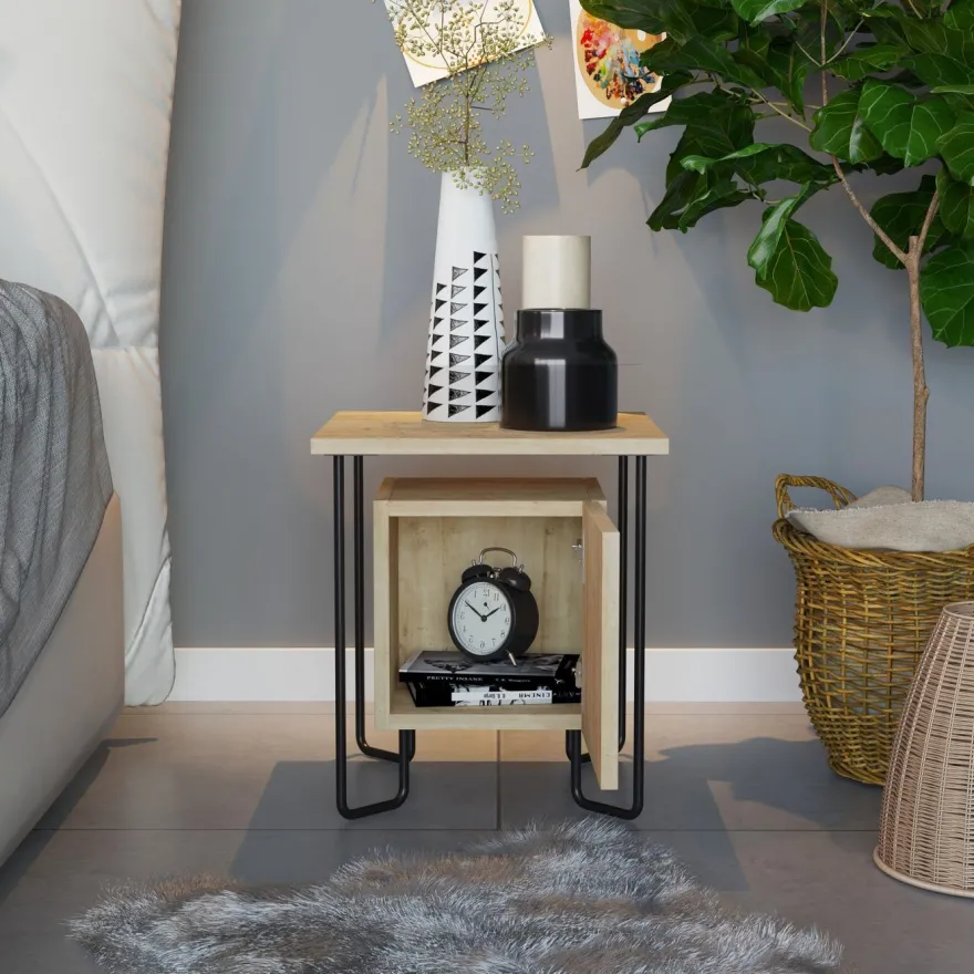 Yöpöytä Linento Furniture Acres, puukuosi, eri värejä