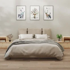 Yöpöytä 60x43x51cm, mänty, eri pakkauskokoja ja värejä