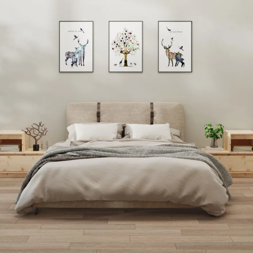 Yöpöytä 60x43x51cm, mänty, eri pakkauskokoja ja värejä