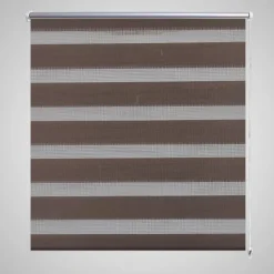 Zebra rullakaihdin 60 x 120 cm kahvinruskea