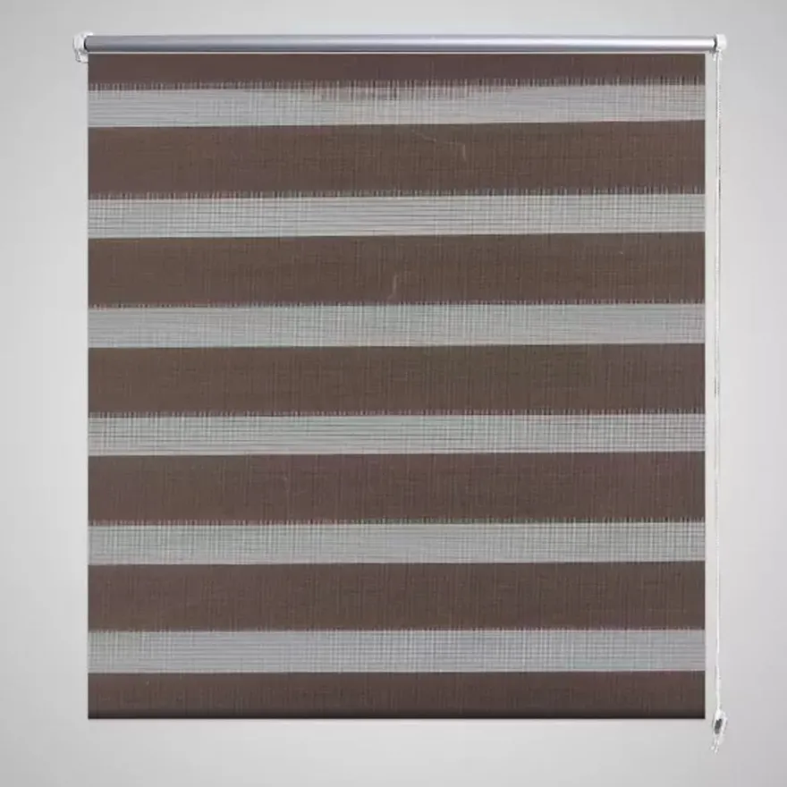 Zebra rullakaihdin 70 x 120 cm kahvinruskea