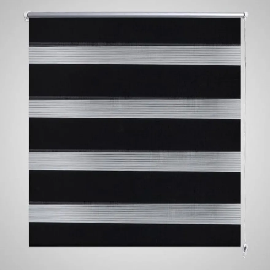 Zebra rullakaihdin 120 x 175 cm musta