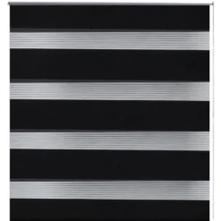 Zebra rullakaihdin 120 x 175 cm musta
