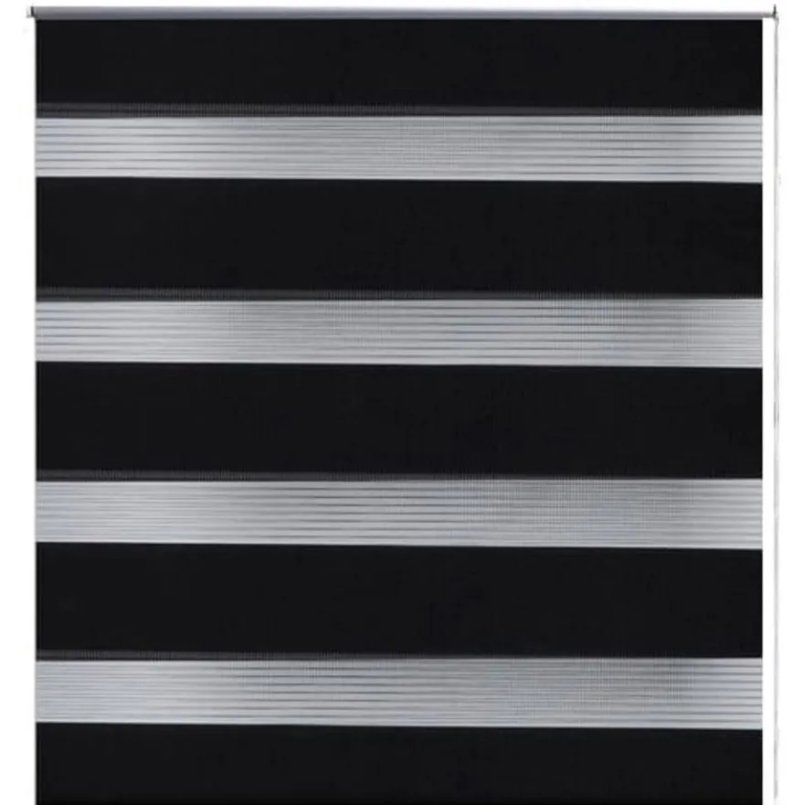 Zebra rullakaihdin 120 x 175 cm musta